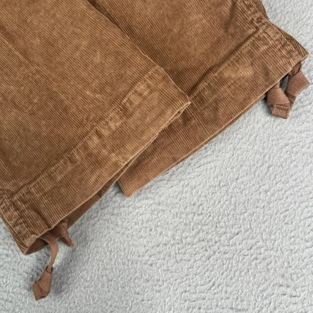 Alpine Design Hike Corduroy Pants Womens Medium Brown Roasted Coffee Outdoor New